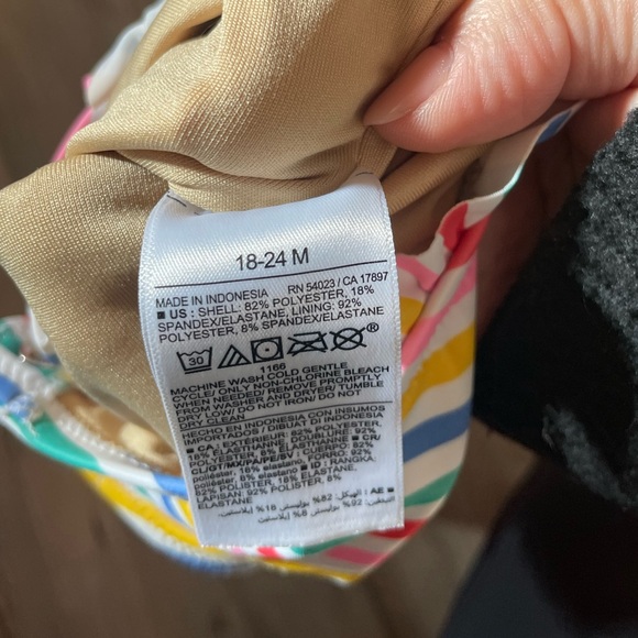 Old Navy Colorful Striped Kids Swimwear - Picture 3 of 3